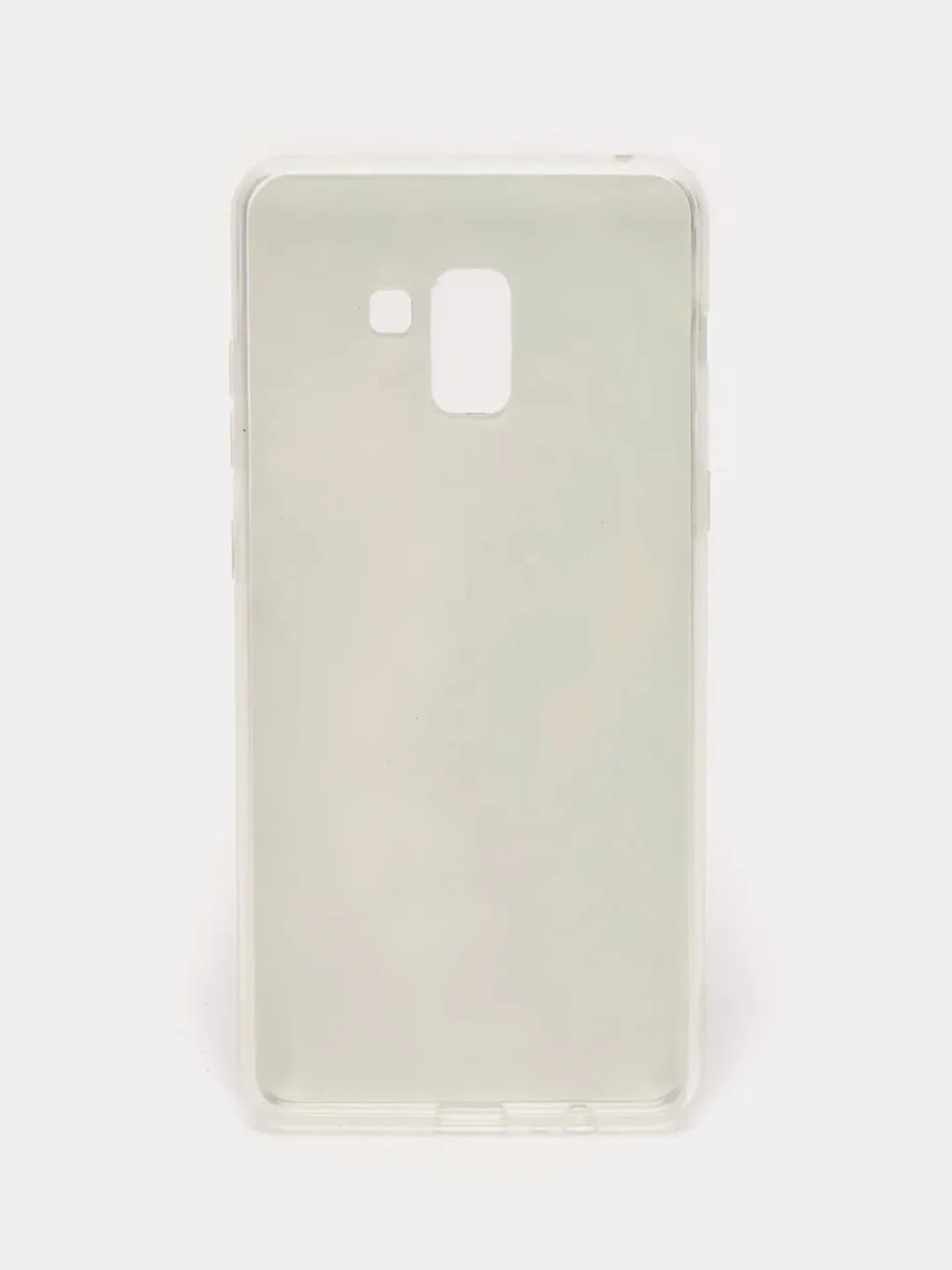 Зеленый чехол Samsung Galaxy A8+ / A8 Plus, Галакси А8+ / А8 Плюс силиконовый с мраморным рисунком