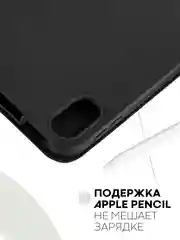 Темно-синий чехол-книжка для Apple iPad Air 11 2024/ iPad Air 4 2020/ iPad Air 5 2022 КАРТОФАН экокожа