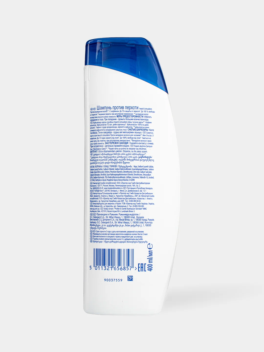 HEAD & SHOULDERS Шампунь против перхоти Против выпадения волос для мужчин 400мл