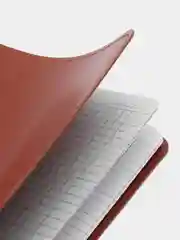 Бизнес-блокнот, записная книжка Brauberg А5 в клетку 80 листов, под кожу на пружине 111044