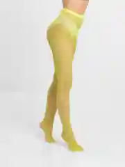 Салатовый колготки мелкая сетка