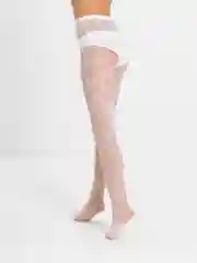 Молочный колготки ажурные брендовые