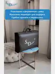 SkyDreams Ортопедическая подушка WAVE GEL с охлаждающим гелем, 60х40х13/11  см, хлопок