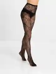 Угольный колготки ажурные брендовые
