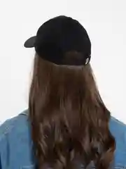 Черный кепка унисекс, однотонная, летняя, бейсболка