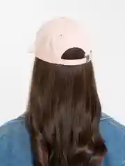Розовый кепка унисекс, однотонная, летняя, бейсболка