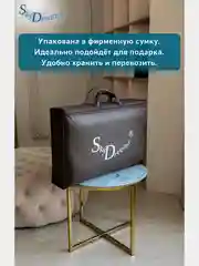 SkyDreams Ортопедическая подушка WAVE с эффектом памяти, с двумя валиками, 60х40х15/13 см