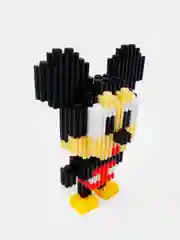 Тёмно-коричневый 3d конструктор, Пикачу, фигурки аниме, Человек-паук, Iron Man, Куроми, Стич, Хеллоу Китти