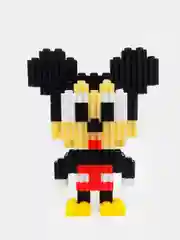 Тёмно-коричневый 3d конструктор, Пикачу, фигурки аниме, Человек-паук, Iron Man, Куроми, Стич, Хеллоу Китти