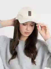 Бежевый меланж кепка/ бейсболка унисекс, женская, мужская