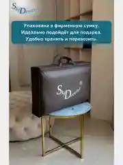 SkyDreams Ортопедическая подушка WAVE с эффектом памяти, с двумя валиками, 60х40х17/15 см
