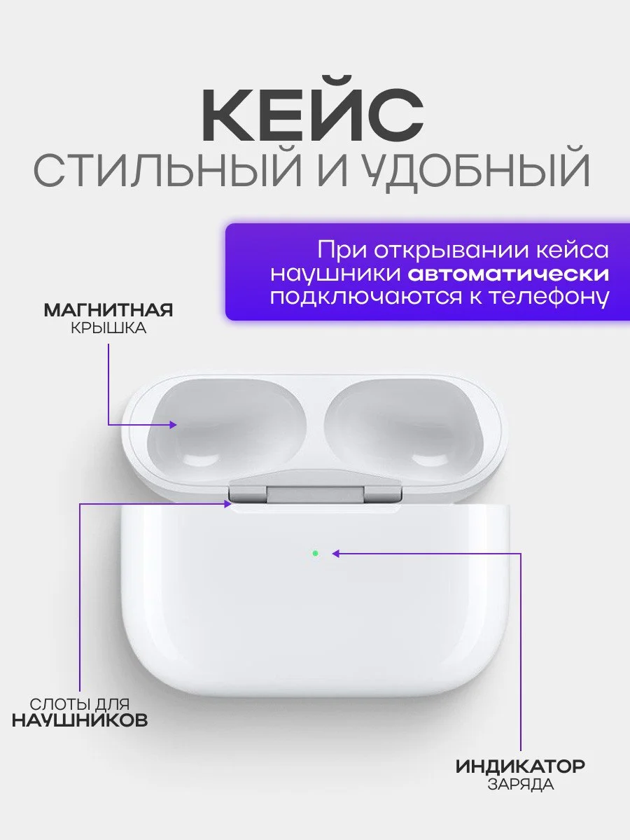 Беспроводные наушники Pods, 3-го поколения, сенсорные, с микрофоном
