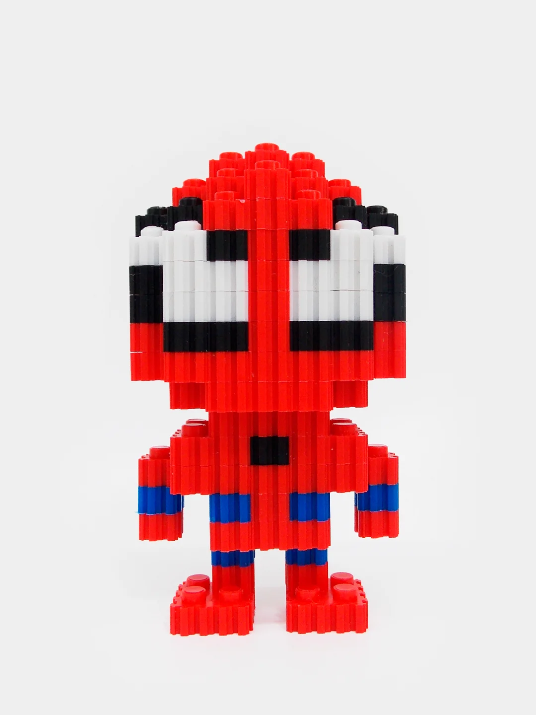 Красный 3d конструктор, Пикачу, фигурки аниме, Человек-паук, Iron Man, Куроми, Стич, Хеллоу Китти