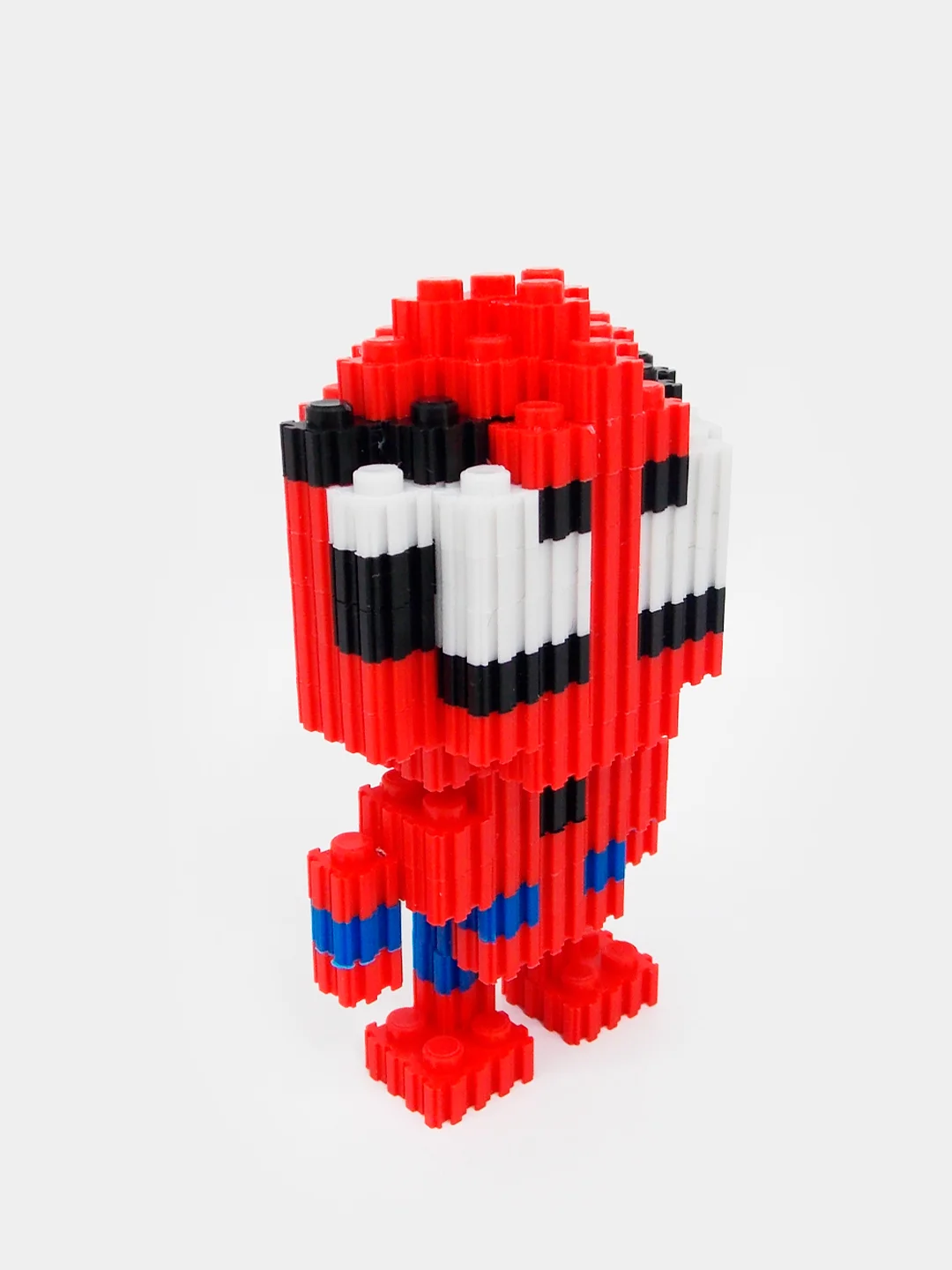 Красный 3d конструктор, Пикачу, фигурки аниме, Человек-паук, Iron Man, Куроми, Стич, Хеллоу Китти