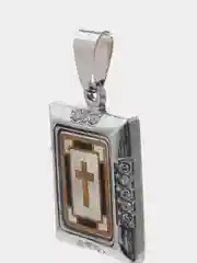 Серебряный кулон с крестом