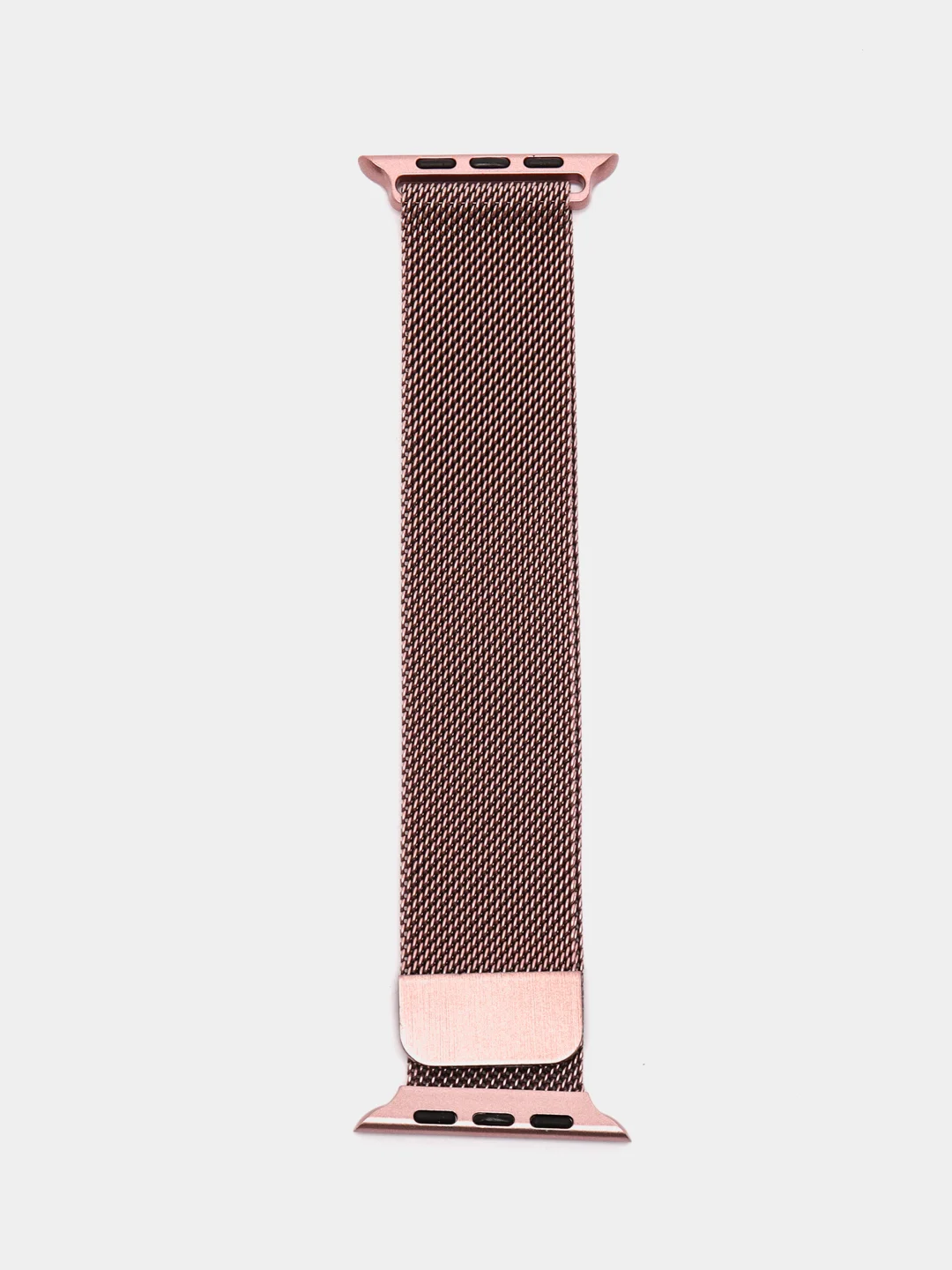Розовый ремешок для Apple Watch металлический, миланская петля
