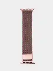 Розовый ремешок для Apple Watch металлический, миланская петля