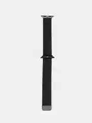 Черный ремешок для Apple Watch металлический, миланская петля