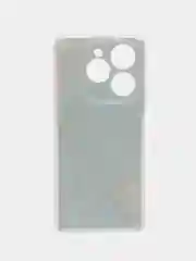 Светло-синий чехол на Tecno Spark 20 Pro/20S Pro / Текно Спарк 20 Про/20S Про прозрачный, с рисунком