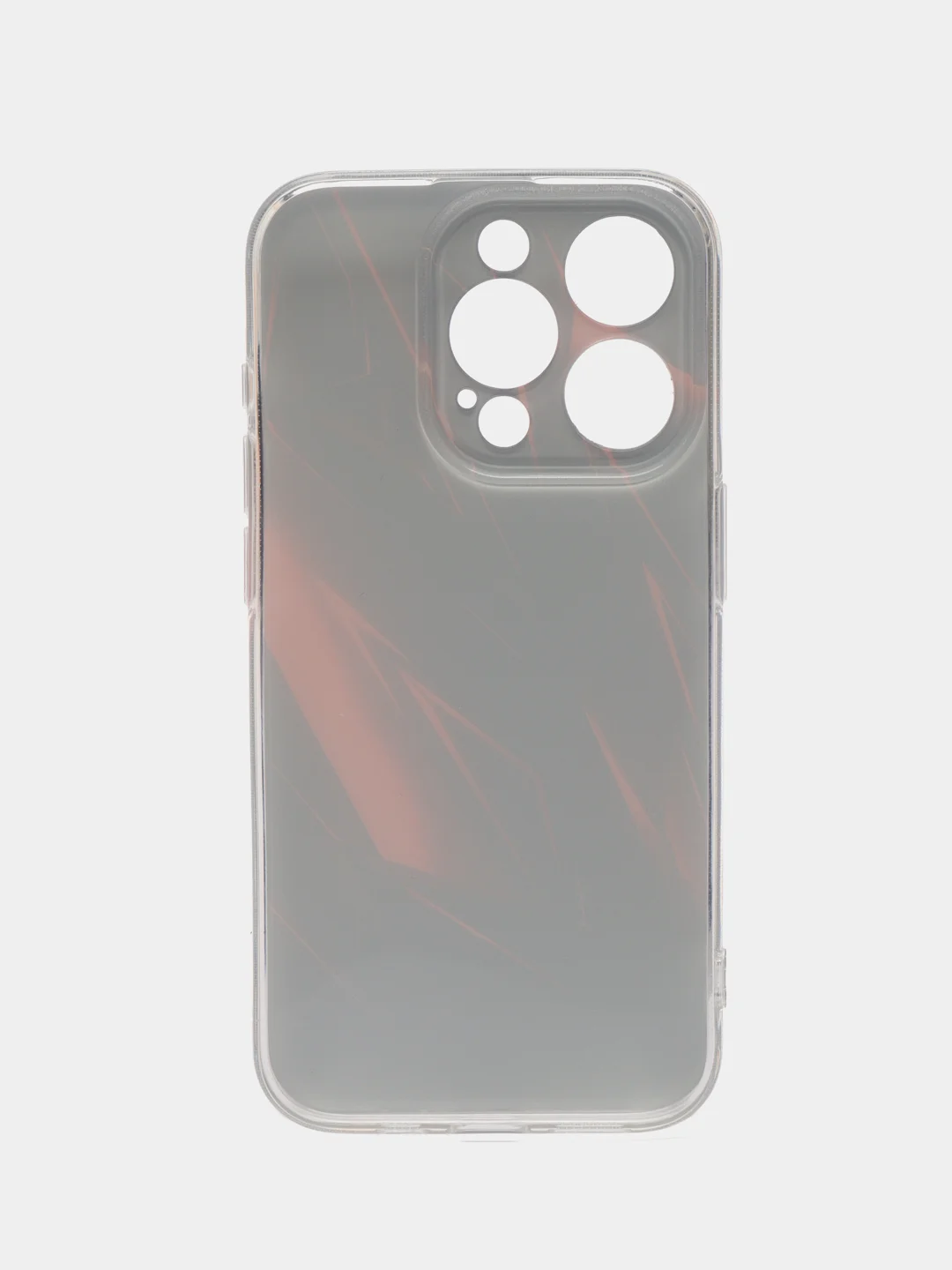 Желтый чехол на Apple iPhone 15 Pro / Айфон 15 Про прозрачный, с рисунком, защита камеры