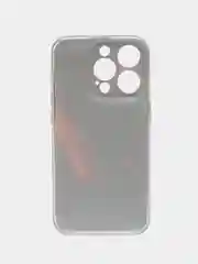 Желтый чехол на Apple iPhone 15 Pro / Айфон 15 Про прозрачный, с рисунком, защита камеры
