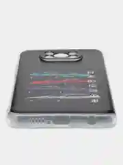 Хром чехол на Xiaomi Poco X3/Poco X3 Pro / Сяоми Поко X3/Поко Х3 Про прозрачный, защита камеры