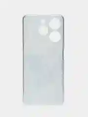 Лазурный силиконовый чехол на Tecno Spark 10 Pro / Текно Спарк 10 Про прозрачный, с рисунком