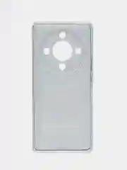 Хром силиконовый чехол на Honor X9B / Хонор X9B прозрачный, с рисунком, защита камеры