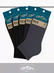 Разноцветный носки мужские OMSA ECO 402 короткие летние из хлопка набор 5 пар