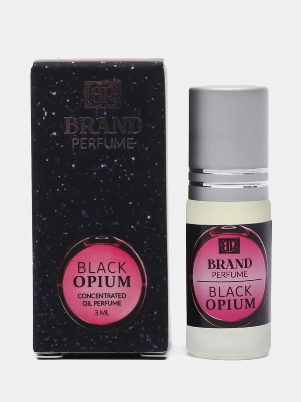 Масляные духи по мотивам Black Opium ( Блэк опиум ), роликовый флакон, 3 мл