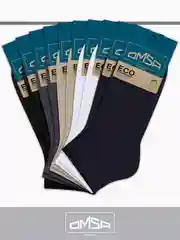 Носки мужские OMSA ECO 402 короткие летние из хлопка набор 10 пар