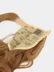 Бронзовый накладные волосы, хвост крупные локоны на липучке