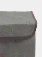 Тёмно-серый короб для хранения складной 38*24*24 см