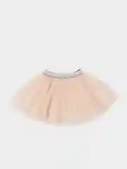 Бежевый юбка из еврофатина