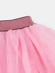 Пудровый юбка из еврофатина