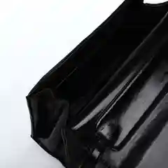 Коричневый деловая сумка-мессенджер на клапане, женский мини-портфель, 25х18х9 см, жесткий каркас