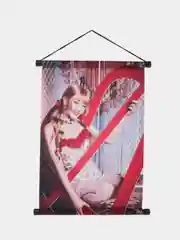 Белый тканевый плакат, гобелен (G) I-dle, джиайдл Кпоп Kpop