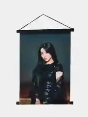 Желтый тканевый плакат, гобелен (G) I-dle, джиайдл Кпоп Kpop