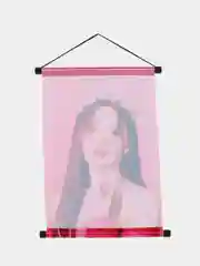 Зеленый тканевый плакат, гобелен (G) I-dle, джиайдл Кпоп Kpop