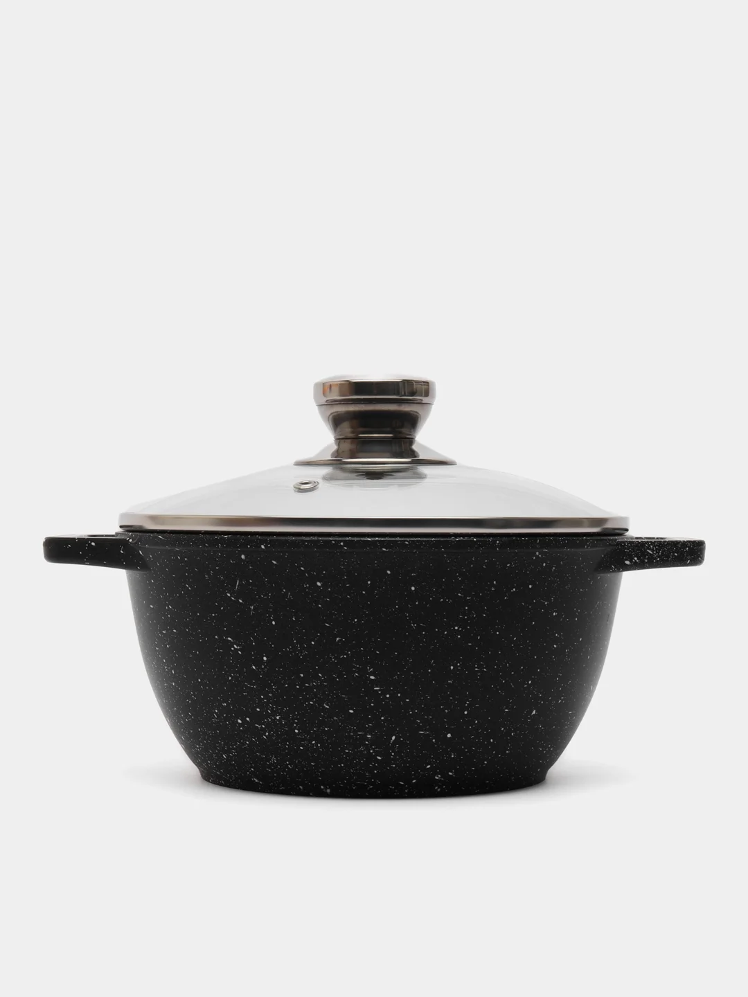 Кастрюля, 2 литра, с крышкой ALWA, литая, алюминиевая, мрамор, с антипригарным покрытием, Альва