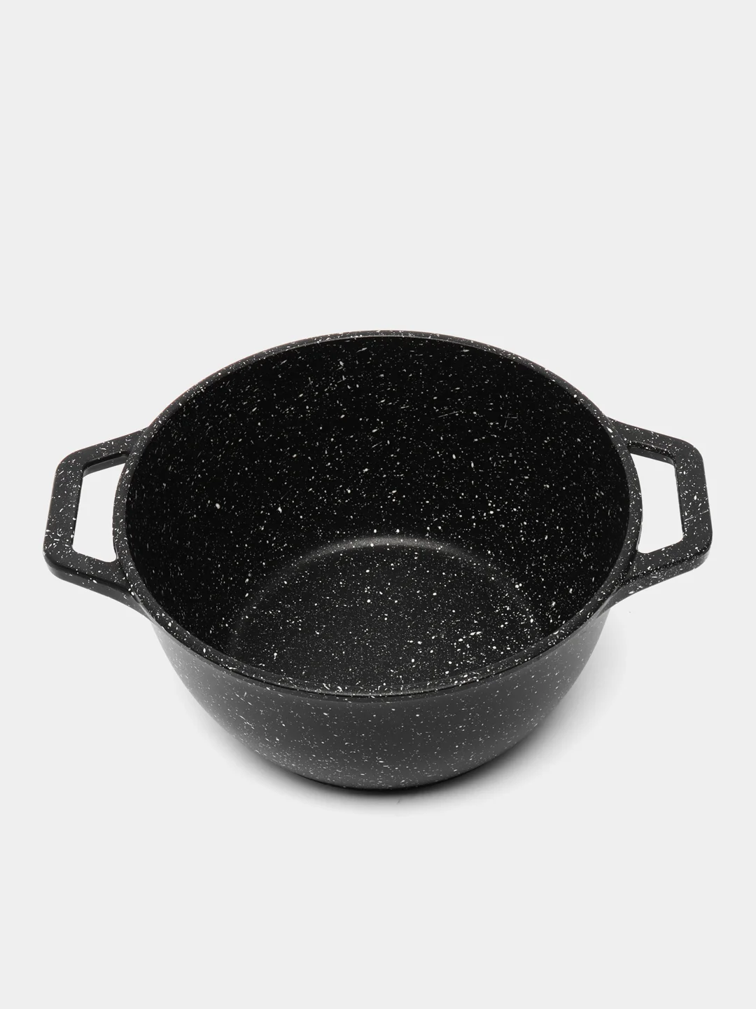 Кастрюля, 2 литра, с крышкой ALWA, литая, алюминиевая, мрамор, с антипригарным покрытием, Альва