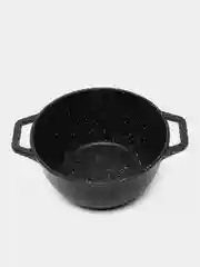 Кастрюля, 2 литра, с крышкой ALWA, литая, алюминиевая, мрамор, с антипригарным покрытием, Альва
