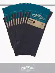 Синий носки мужские OMSA ECO 401 высокие из хлопка набор 10 пар