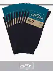 Синий носки мужские OMSA ECO 401 высокие из хлопка набор 10 пар