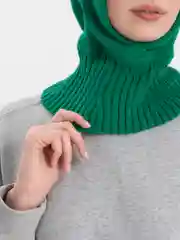 Бордовый шапка женская / капор