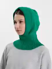 Бордовый шапка женская / капор