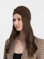 Черный чалма с люрексом