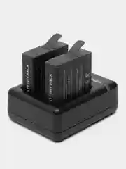 Зарядное устройство и 2 аккумуляторные батареи для GoPro HERO 5/6/7/8