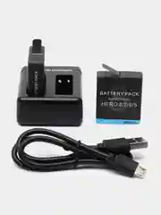 Зарядное устройство и 2 аккумуляторные батареи для GoPro HERO 5/6/7/8