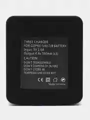 Зарядное устройство куб и 2 аккумуляторные батареи для GoPro HERO 5/6/7/8